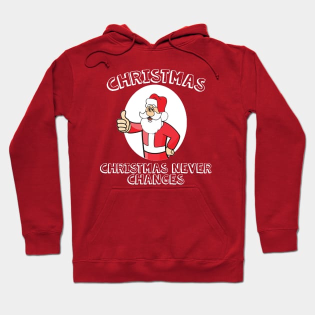 Christmas Never Changes Hoodie by ericb